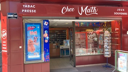 Chez Math, Bureau de Tabac à Tournon-sur-Rhône