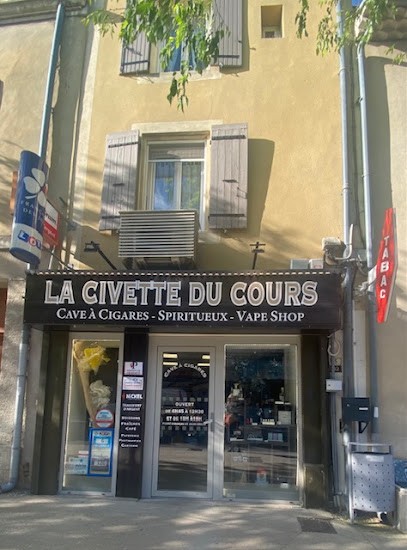 TABAC LA CIVETTE DU COURS - CAVE A CIGARES - SPIRITUEUX, Bureau de Tabac à Camaret-sur-Aigues