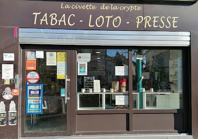 La Civette de la Crypte, Bureau de Tabac à Jouarre