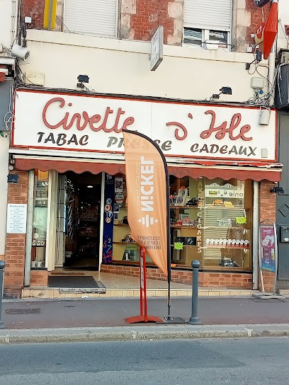 La Civette D'Isle, Bureau de Tabac à Saint-Quentin