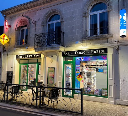 CAFÉ DE LA PAIX, Bureau de Tabac à La Membrolle-sur-Choisille