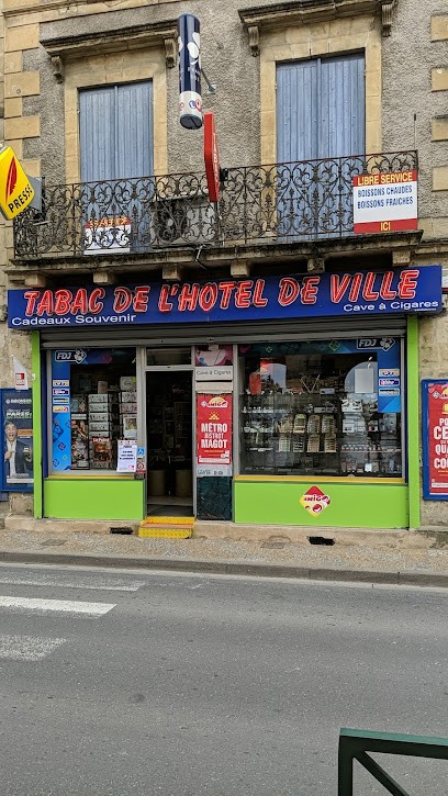Tabac de l' Hotel de Ville, Bureau de Tabac au Bugue