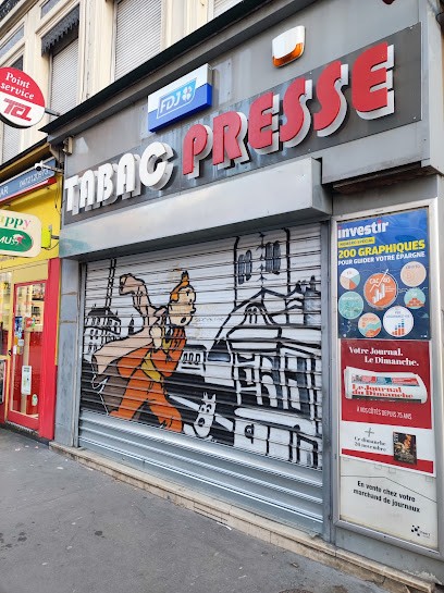 TABAC PRESSE GRANDCLEMENT Fdj,Pmu,Tcl,Point Nickel., Bureau de Tabac à Villeurbanne