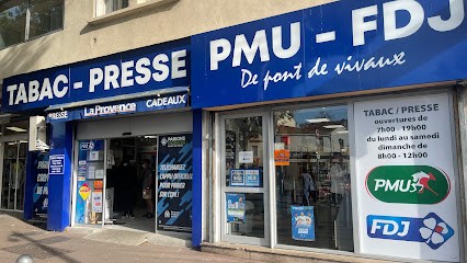 Tabac Presse FDJ PMU De Pont De Vivaux, Bureau de Tabac à Marseille 10