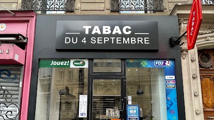 Tabac Du 4 Septembre, Bureau de Tabac à Paris 02